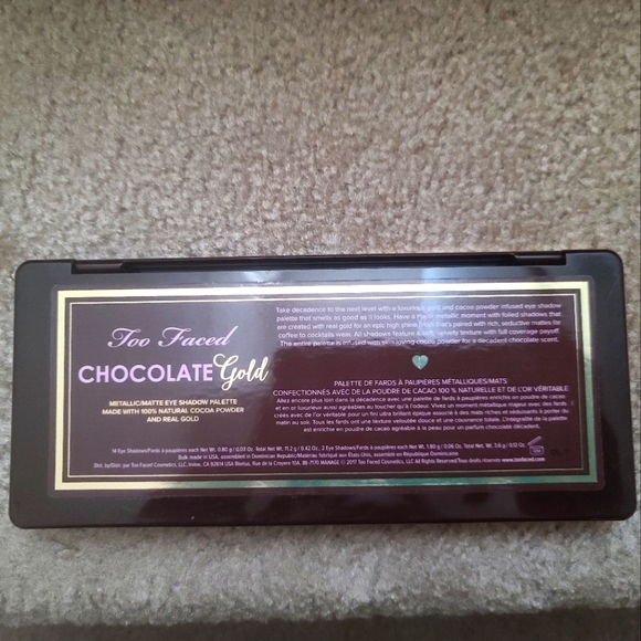 Too Faced Chocolate Gold Eyeshadow Palette - Picture 4 of 4